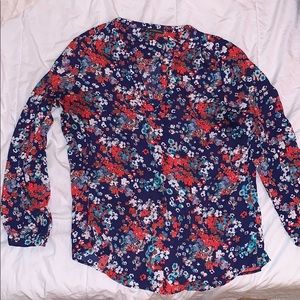 Adrianna Papell Med flower print blouse